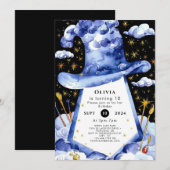 Simple Enchanted Wizard Verjaardag Kaart (Voorkant / Achterkant)