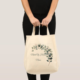 Simple Eucalyptus Bridal Party  Tote Bag