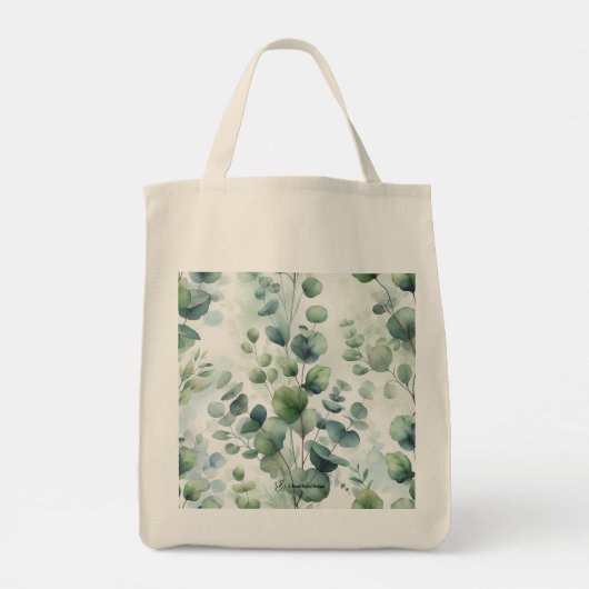Simple Eucalyptus Bridal Party  Tote Bag (Achterkant)