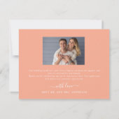 Simple Eucalyptus Greenery Wedding Bedankkaart (Achterkant)