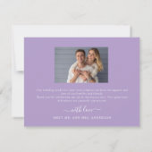 Simple Eucalyptus Greenery Wedding Bedankkaart (Achterkant)