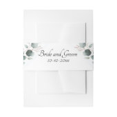 Simple Eucalyptus Uitnodigingen Wikkel (Voorkant Voorbeeld)