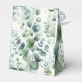 Simple Eucalyptus Wedding Bedankdoosjes (Achterkant)