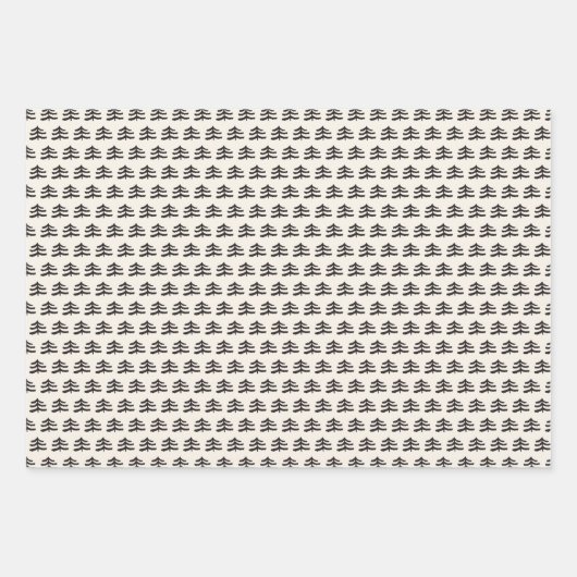 Simple Evergreen Inpakpapier Vel (Voorkant)