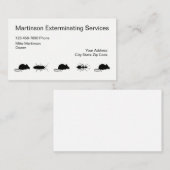Simple Exterminator Business-cards Visitekaartje (Voorkant / Achterkant)
