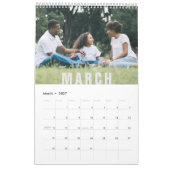 Simple Family Photo Calendar Kalender (Mar 2027)