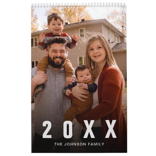 Simple Family Photo Calendar Kalender (Hoes)