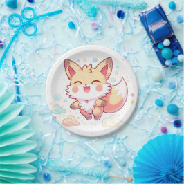 Simple Fantasy Fox Baby shower Papieren Bordje