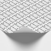 Simple Feathers and Arrows Wrapping Paper Cadeaupapier (Hoek)