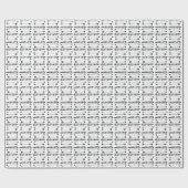Simple Feathers and Arrows Wrapping Paper Cadeaupapier (Vlak)
