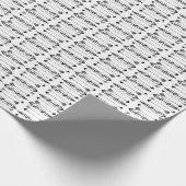 Simple Feathers and Arrows Wrapping Paper Cadeaupapier (Hoek)