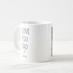 Simple First Father's Day Photo Koffiemok