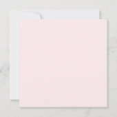 Simple First Holy Communion Pink White Kaart (Achterkant)