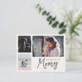 Simple First Moederdag Afbeelding Collage Briefkaa Briefkaart (Staand voorkant)