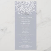 Simple Floral Bouguet Wedding Menu (Voorkant)