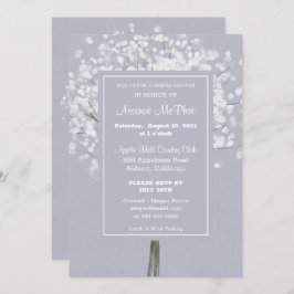 Simple Floral Bouquet Bridal Shower Kaart