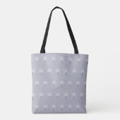 Simple Floral Bouquet Monogrammed Tote Bag (Achterkant)