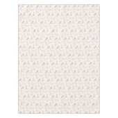 Simple Floral Bunny Pattern Pasen | Tablecloth Tafelkleed (Voorkant)