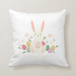 Simple Floral Easter Bunny | Sierkussen