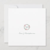 Simple Floral Happy Moederdag Message Kaart (Achterkant)