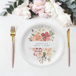 Simple Floral Sweet 16 Birthday Papieren Bordje<br><div class="desc">Met luchtige waterverf florals en moderne lettertypen. Beginnend met een fabelachtige gedrukte uitnodiging, zet de toon met een uniek ontwerp en draag het thema vervolgens door het hele evenement. Uw evenement zal afbeelding perfect zijn van begin tot eind met speciale kleine extra's. Overweeg op het feest gepersonaliseerde feestgunsten voor een...</div>