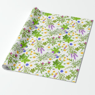 Simple Floral Wrapping Paper Cadeaupapier