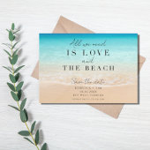 Simple Florida Beach Wedding Save The Date