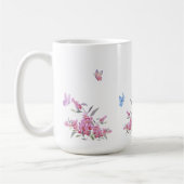 Simple Flower Design Mug Koffiemok (Links)