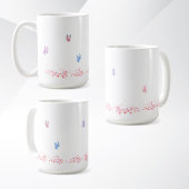 Simple Flower Design Mug Koffiemok