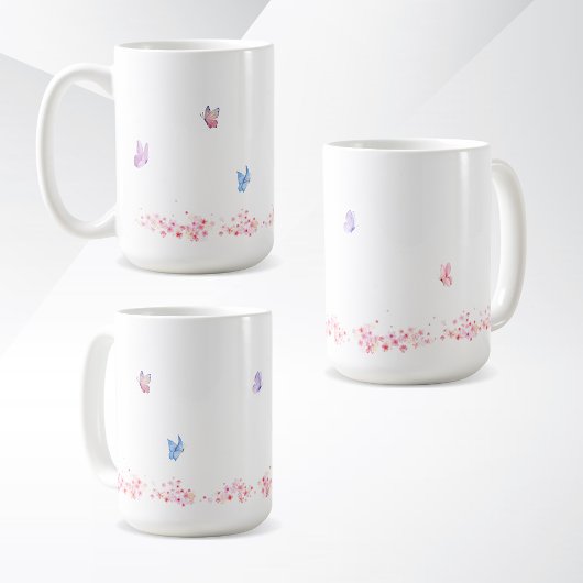 Simple Flower Design Mug Koffiemok