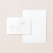 Simple Flower Thank You Folie Kaarten (Display)