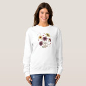 simple flowers art nouveau style trui (Voorkant volledig)