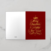 Simple Foil Christmas Card Folie Wenskaart (Buiten Laag)