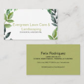 Simple Foliage Landscaping Visitekaartje (Voorkant / Achterkant)