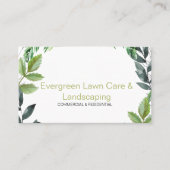 Simple Foliage Landscaping Visitekaartje (Voorkant)