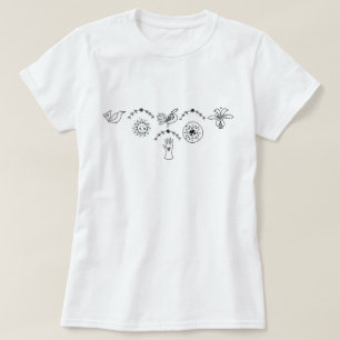 Simple Folk - Sarah Fielke Block van de maand 2018 T-shirt