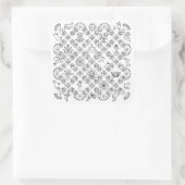 Simple Folk - Sarah Fielke Blok van de Maand 2018 Vierkante Sticker (Tas)