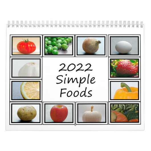Simple Foods Calendar Kalender (Hoes)