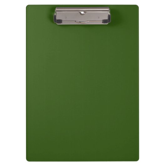 Simple Forest Green Authority® Klembord (Voorkant)