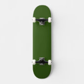 Simple Forest Green Authority® Persoonlijk Skateboard (Voorkant)