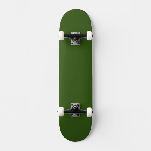 Simple Forest Green Authority® Persoonlijk Skateboard (Voorkant)