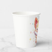 Simple Fox Baby shower Papieren Bekers (Rechts)