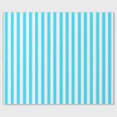 Simple Fresh Aqua en White Cadeaupapier (Vlak)