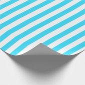 Simple Fresh Aqua en White Cadeaupapier (Hoek)
