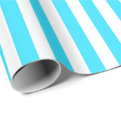 Simple Fresh Aqua en White Cadeaupapier (Rol Hoek)