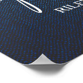 Simple Funeral Photo Sympathy Memorial Poster (Hoek)