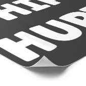 Simple Funny Gym Workout Quote My Hip Hurts Poster (Hoek)