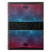 Simple Galaxy Onderwerp Notitieboek (Voorkant)