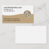 Simple Gastroenterologist Medical Business Cards Visitekaartje (Voorkant / Achterkant)