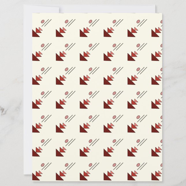 Simple Geometric Design Scrapbook Paper (Voorkant)